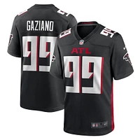 Maillot de match l'équipe des Falcons d'Atlanta Nike Joe Gaziano pour homme, noir