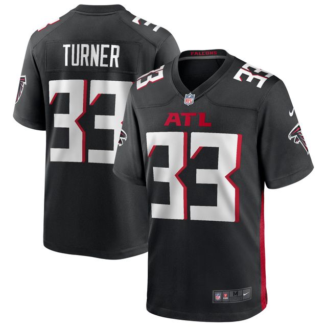 Maillot de joueur retraité Nike Michael Turner pour hommes, noir, Atlanta Falcons Game