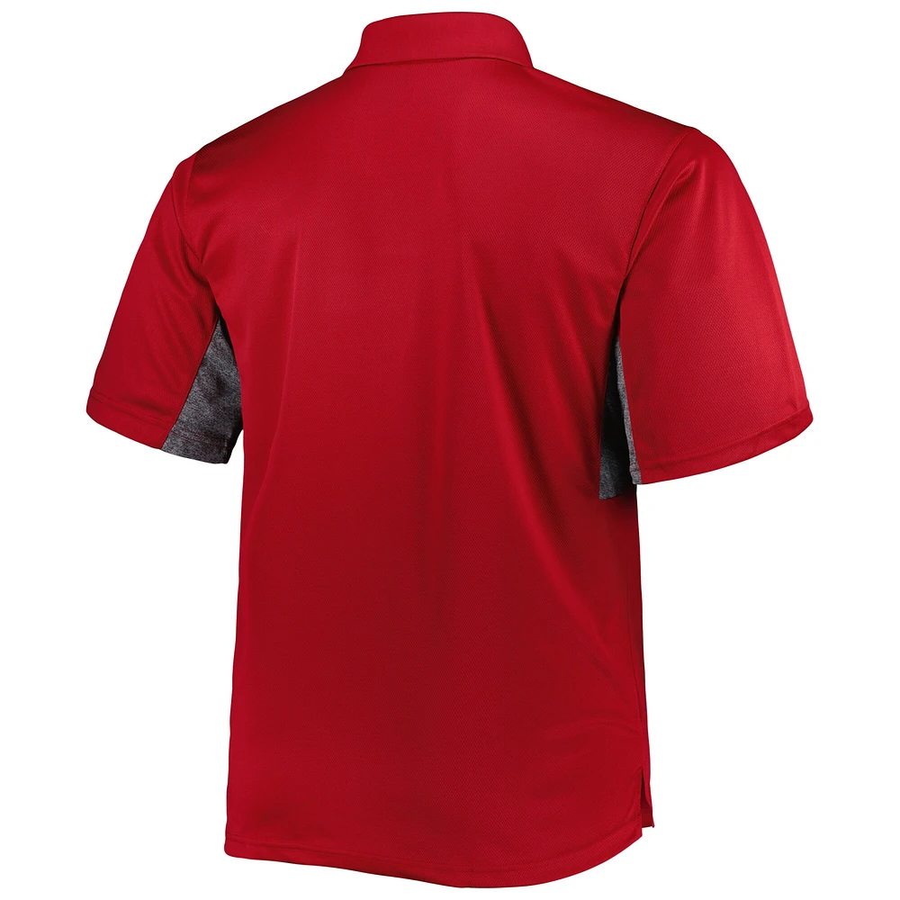 Men's Red Atlanta Falcons Big & Tall Team Color Polo