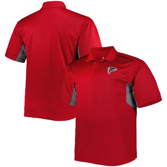 Polo rouge Atlanta Falcons Big & Tall Team Color pour homme