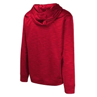 Men's Red Atlanta Falcons Streak Fleece Pullover Hoodie