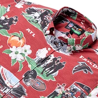 Men's Reyn Spooner Red Atlanta Falcons Scenic Button-Down Shirt