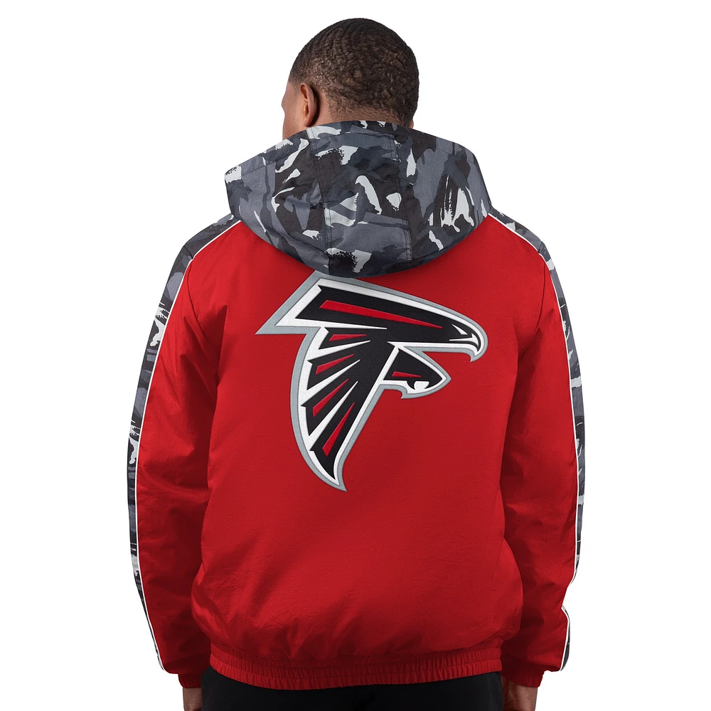 Men's Starter  Red Atlanta Falcons Thursday Night Gridiron Full-Zip Jacket