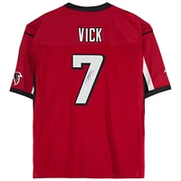 Michael Vick Atlanta Falcons Autographed Mitchell & Ness Red Authentic Jersey