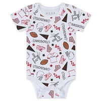 Newborn & Infant WEAR by Erin Andrews Atlanta Falcons Three-Piece Turn Me Around Bodysuits Pant Set