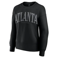 Women's Fanatics  Black Atlanta Falcons Elements Pullover Sweatshirt