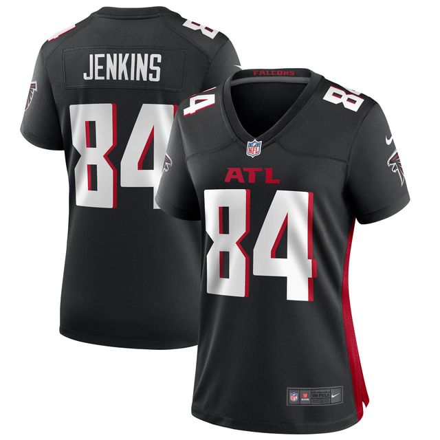 Maillot de joueur retraité du match des Falcons d'Atlanta Nike Alfred Jenkins pour femme, noir