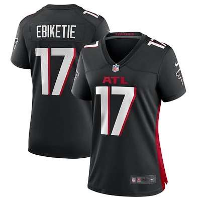 Maillot de match l'équipe Nike des Falcons d'Atlanta pour femme, noir