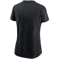 Women's Nike Black Atlanta Falcons Logo Essential T-Shirt