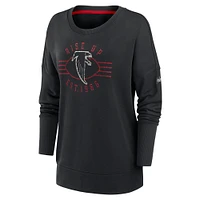 Women's Nike Black Atlanta Falcons Rewind Playback Icon Performance Pullover Sweatshirt