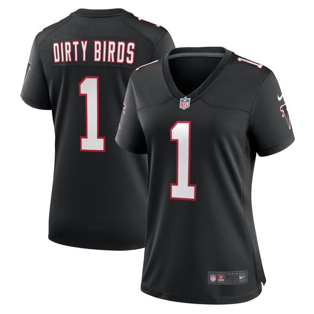Maillot pour femme Nike Dirty Birds Noir Atlanta Falcons Throwback Game
