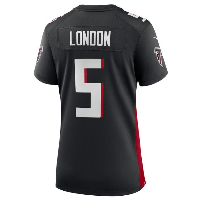 Maillot de match joueur Nike Drake London des Atlanta Falcons pour femme, noir