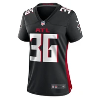 Maillot de match Nike Harrison Hand pour femme, noir, Atlanta Falcons