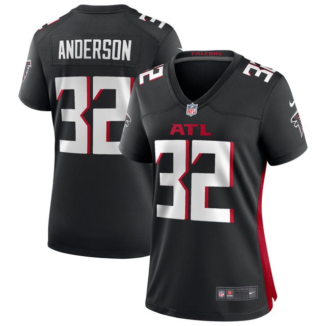 Maillot de joueur retraité Nike Jamal Anderson pour femme, noir, Atlanta Falcons Game