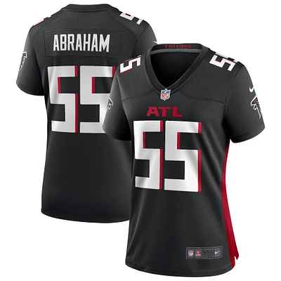 Maillot de joueur retraité du match des Falcons d'Atlanta Nike John Abraham noir pour femme