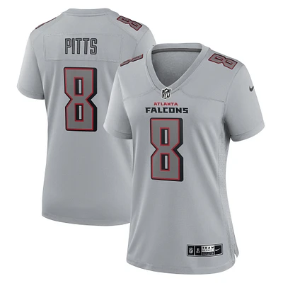 Maillot Nike Kyle Pitts pour femme, gris, Atlanta Falcons, Atmosphere Fashion Game