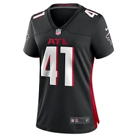 Maillot de match des Falcons d'Atlanta Nike Lukas Denis noir pour femme