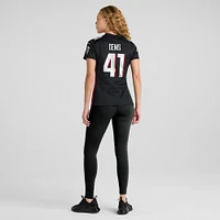 Maillot de match des Falcons d'Atlanta Nike Lukas Denis noir pour femme