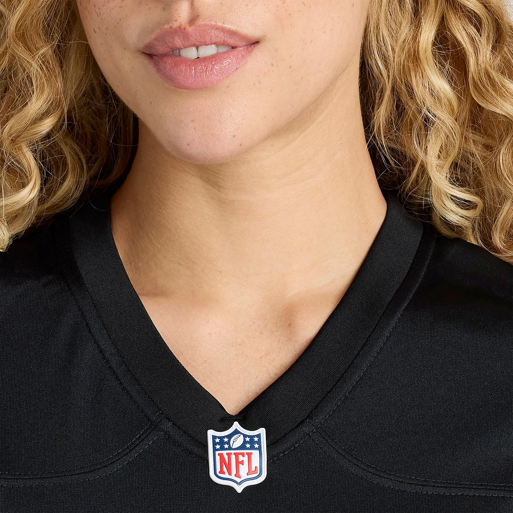 Maillot de match Nike Matt Hennessy noir pour femme des Atlanta Falcons
