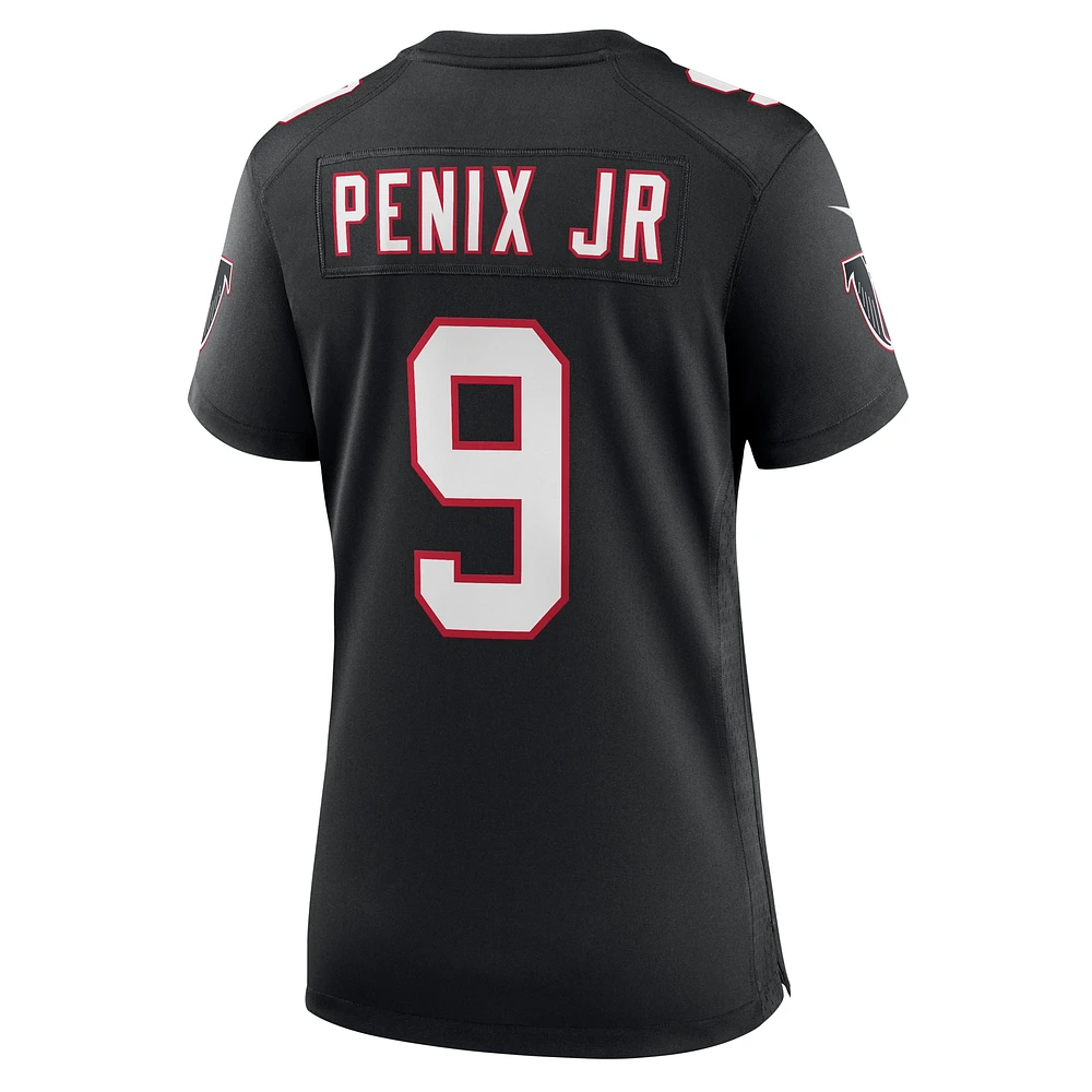 Women's Nike Michael Penix Jr.  Black Atlanta Falcons Throwback Game Jersey