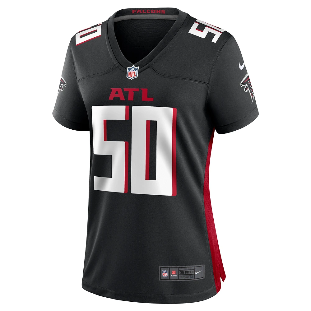 Women's Nike Tae Davis  Black Atlanta Falcons Team Game Jersey