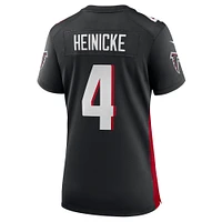 Maillot de joueur des Falcons d'Atlanta Nike Taylor Heinicke pour femme, noir