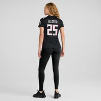 Maillot de jeu joueur Nike Tyler Allgeier des Atlanta Falcons noir pour femme