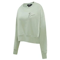 Women's Pro Standard  Light Green Atlanta Falcons Neutral Pullover Sweatshirt