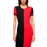Women's STAUD  Black/Red Atlanta Falcons Colleen Dress