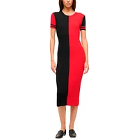 Women's STAUD  Black/Red Atlanta Falcons Colleen Dress
