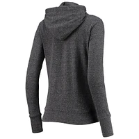 Women's Touch Black Atlanta Falcons All American Full-Zip Tri-Blend Hoodie Jacket