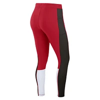 Women's WEAR by Erin Andrews Red/Black Atlanta Falcons Color-Block Leggings