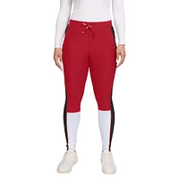 Women's WEAR by Erin Andrews Red/Black Atlanta Falcons Color-Block Leggings