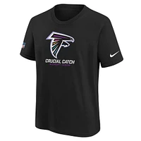 Youth Nike  Black Atlanta Falcons 2024 NFL Crucial Catch T-Shirt