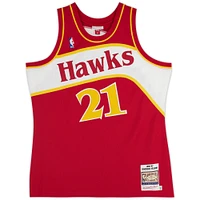 Dominique Wilkins Atlanta Hawks Autographed Mitchell & Ness 1986-87 Red Authentic Jersey with Multiple Inscriptions - Limited Edition #1/12