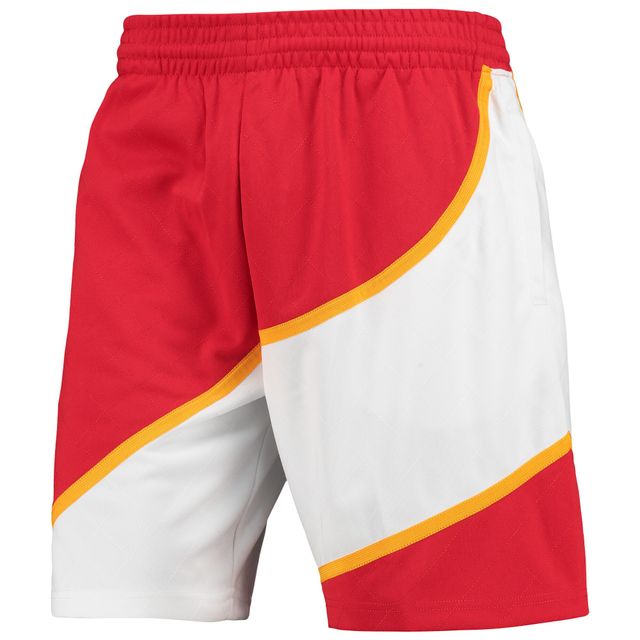 Hommes Mitchell & Ness Rouge Atlanta Hawks 1986 Hardwood Classics 75e Anniversaire Swingman Shorts