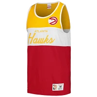 Men's Mitchell & Ness Red Atlanta Hawks Special Script Tank Top