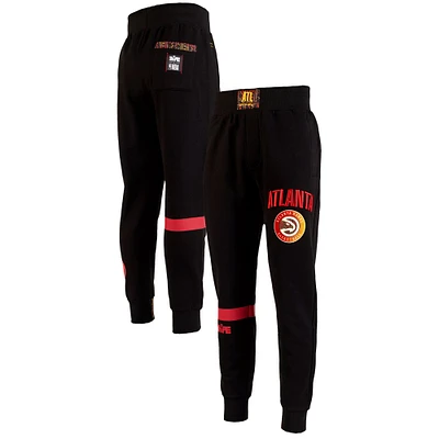 Pantalon de jogging NBA x Two Hype pour homme, collection Culture & Hoops, noir, Atlanta Hawks