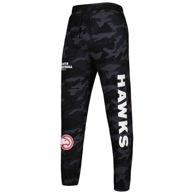 Pantalon de jogging Atlanta Hawks Tonal New Era pour homme, noir/camouflage
