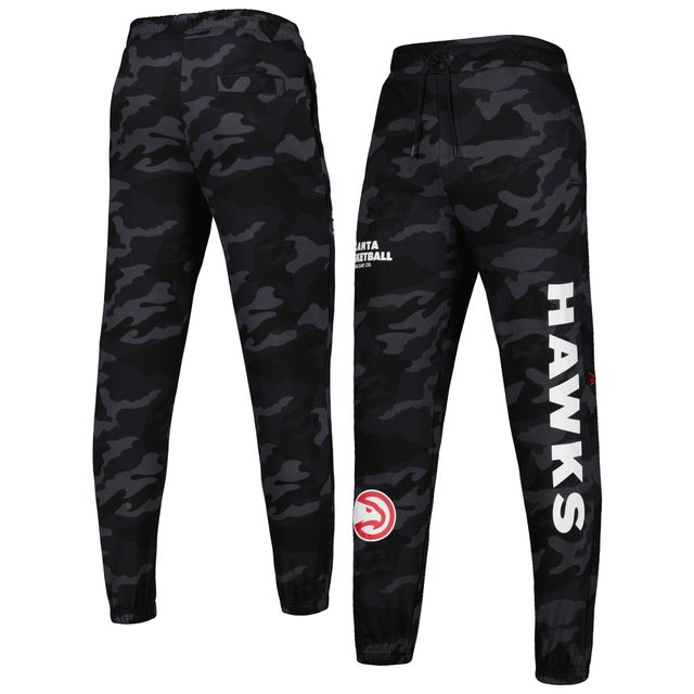 Pantalon de jogging Atlanta Hawks Tonal New Era pour homme, noir/camouflage