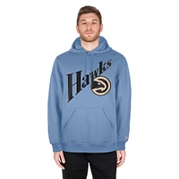 Men's New Era  Light Blue Atlanta Hawks 2024/25 City Edition Pullover Hoodie