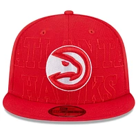 Men's New Era  Red Atlanta Hawks 2023 NBA Draft 59FIFTY Fitted Hat