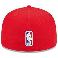 Men's New Era  Red Atlanta Hawks 2023 NBA Draft 59FIFTY Fitted Hat