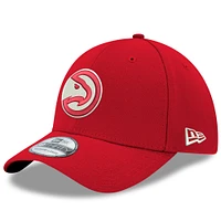 Casquette 39THIRTY Flex New Era Atlanta Hawks Team Classic rouge pour homme