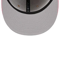 Men's New Era Tan/Red Atlanta Hawks 2024 NBA Draft 9FIFTY Snapback Hat