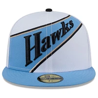 Men's New Era  White Atlanta Hawks 2024/25 City Edition 59FIFTY Fitted Hat