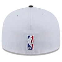 Men's New Era  White Atlanta Hawks 2024/25 City Edition 59FIFTY Fitted Hat