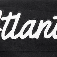 Men's Pro Standard Black Atlanta Hawks Paint the City Drop Shoulder Sweatshirt