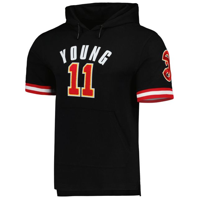 Sweat à capuche manches courtes Pro Standard Trae Young Atlanta Hawks pour homme avec nom et numéro
