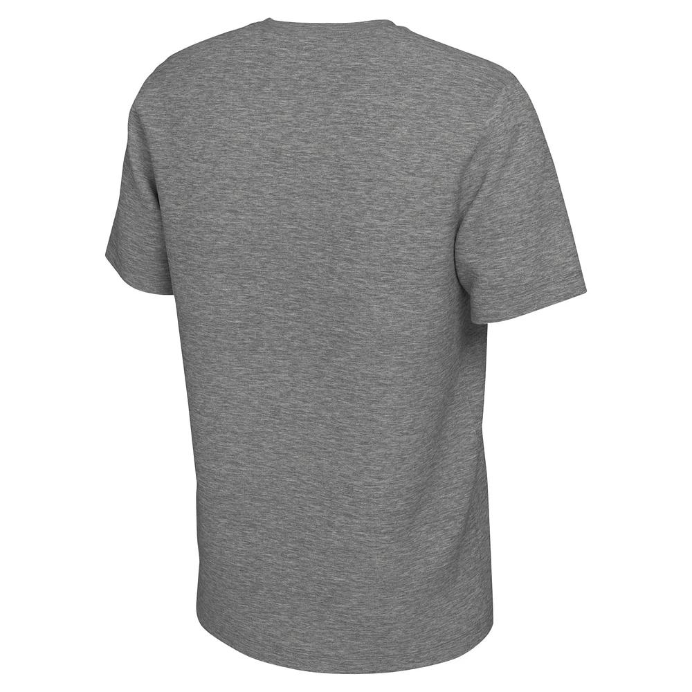 Unisex Nike Heather Charcoal Atlanta Hawks Team Mascot T-Shirt